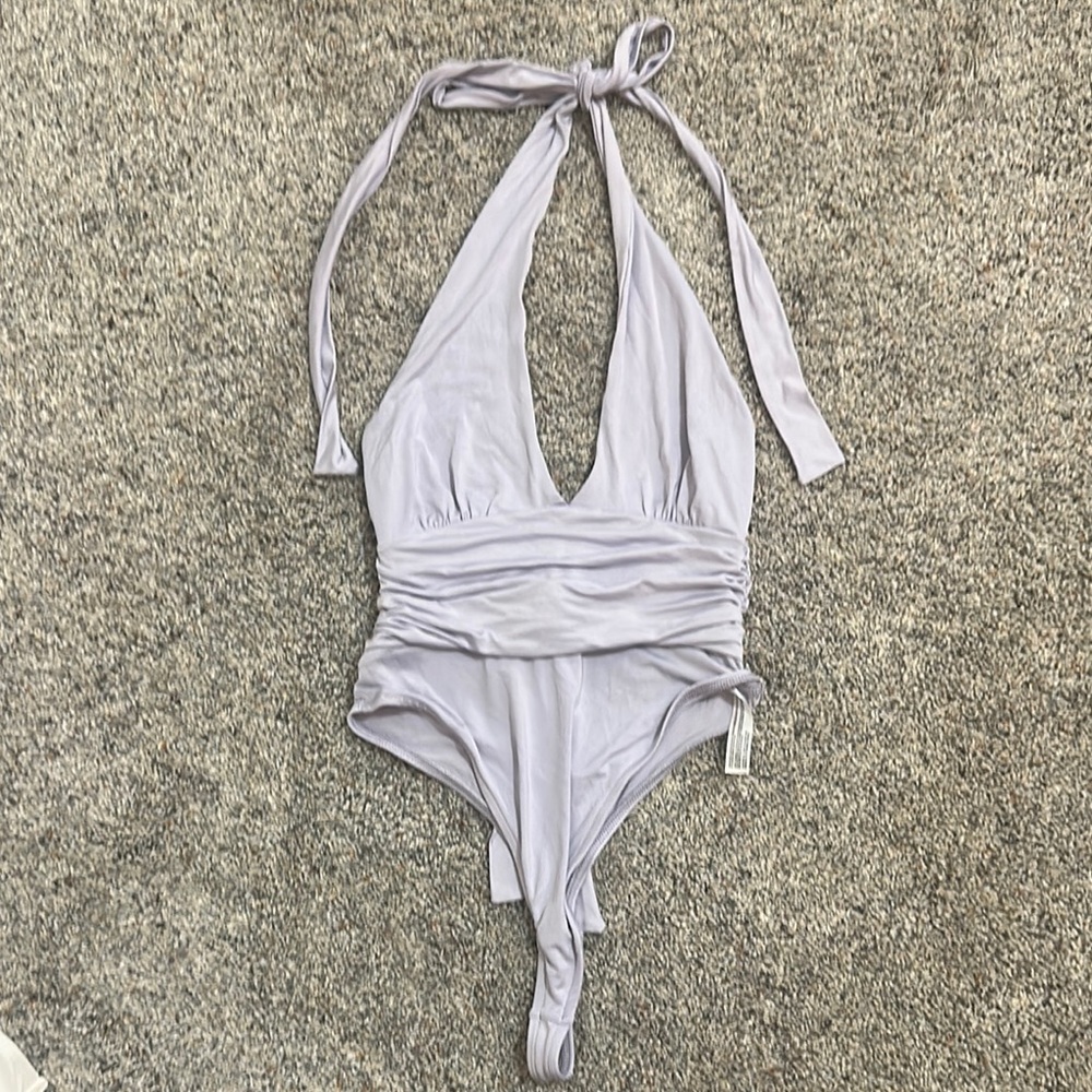Urban Outfitters Light Gray Bodysuit